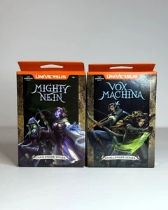 Juego de 2 barajas de rol crítico Challenger Series Universus Vox Machina/Mighty Nr - Imagen 1 de 5