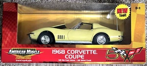 1968 Corvette Safari Yellow 1:18 Ertl American Muscle 33147 - Brand New & Sealed - Bild 1 von 3