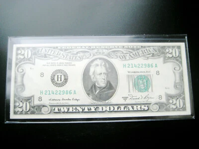 $20 1981 ((A ST.LOUIS))FEDERAL RESERVE CHOICE UNC BU NOTE  - Image 1 of 2