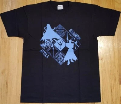 Nueva Camiseta FATE EXTELLA L Attila Stay Night Anime Negro Arquero Destino Gran Orden Foto 1 de 4