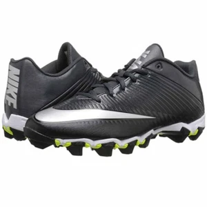 NEW NIKE Vapor Shark 2 Football Cleats Black Silver White Gray 12 12.5 13 Mens - Picture 1 of 5