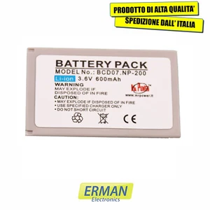BHATTERIA PER KONICA MINOLTA NP-200 3,6V 600mAh - Foto 1 di 1