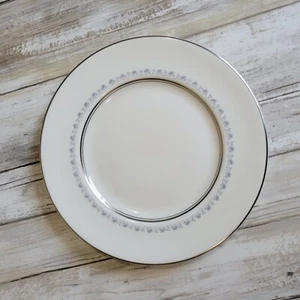 Royal Doulton Tiara Salad Plates 8" Silver Rim Set Of 4 - Picture 1 of 4