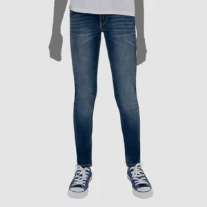Levi's Kids Girl's Blue 710 Denim Faded Super Skinny-Leg Jeans Pants Size 8 - Picture 1 of 3