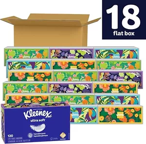 Kleenex 3 capas faciales tejidos ultra suaves 120/caja, embalaje puede variar (2.160 Cnt) - Imagen 1 de 10