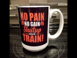 Kaffeebecher Gym-Workout-Geschenk für Sie-Geschenk für Ihn-Bewegung-Weihnachten-Geburtstag - Bild 1 von 2