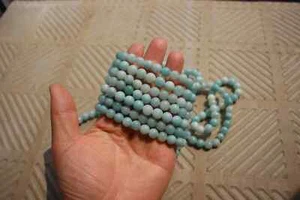 wholesales 11pcs 8mm Natural caribean bracelets beads - Picture 1 of 3