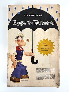 Popeye The Weatherman 1959 formas de color con caja original - Imagen 1 de 8
