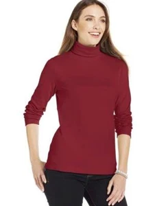 Maglione Carolyn Taylor rosso girocollo manica lunga taglia XS nuovo con etichetta - Foto 1 di 1