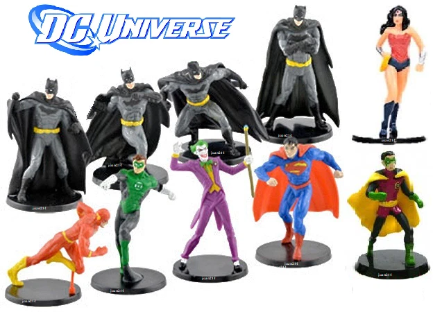 Miniatura de DC Comics - Batman Superman Flash Joker Mujer Maravilla Decoración de Pasteles Foto 1 de 1