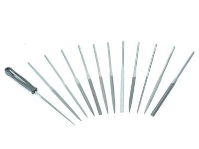 Bahco Needle Set of 12 Cut 2 Smooth 2-472-16-2-0 160mm 6.2in BAH472 - Image 1 of 2