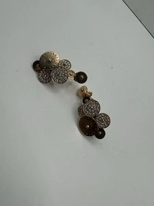 Bvlgari Cicladi rose Gold & Diamond Pave Earrings. - Picture 1 of 2