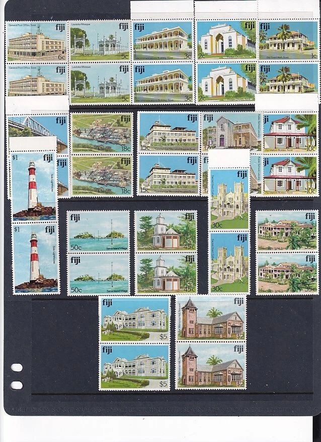 FIJI... 1979 Juego de piezas de arquitectura en pares muh Foto 1 de 1