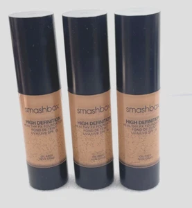 (3) SMASHBOX High Definition Foundation - Medium M2 0.5 oz each **SOLD AS-IS - Picture 1 of 3