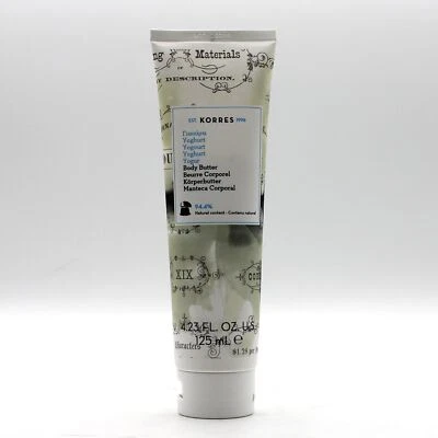 Manteca corporal de yogur KORRES 4,23 FL OZ, sellada Foto 1 de 3