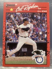 1990 Donruss - #676 CAL RIPKEN, Jr. - All Stars. (Error No [dot] After INC)