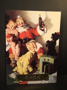Coca~Cola - 1993-Series 1 - "Gold-Foil-Santa" - Subset Chase Card - S-10 - Picture 1 of 4
