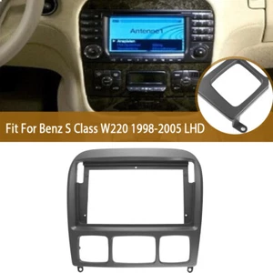 9 inch For Mercedes Benz S Class W220 98-05 Car Stereo Radio Fascia Plate Frame - Picture 1 of 7