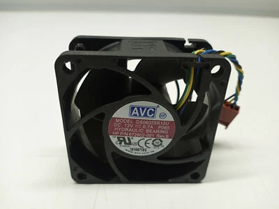 HP 672602-001 Case Fan Elitedesk 800 AVC AUB0612VH 3x26S2R DS06025R2U - Image 1 of 4