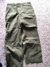 M-1951 Wool Field Trousers Size Medium Regular Pants Green Military Vintage VTG