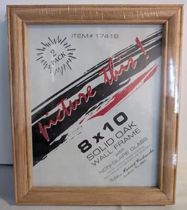 Sealed 2pack Solid Oak Wall Frame 8 x 10 Non-glare glass - Picture 1 of 3