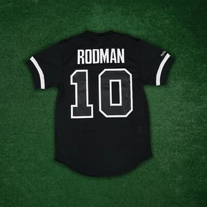 Dennis Rodman Detroit Pistons NBA M&N Black Men's HC Swingman Throwback Jersey - Picture 1 of 4