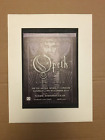 Opeth-London, Sse Arena 2016-Mounted Original Advert