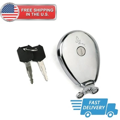 Juego de llaves de tapa de tanque de combustible para Kawasaki Vulcan EN400 EN500 VN1500 ELIMINATOR 125 Foto 1 de 4