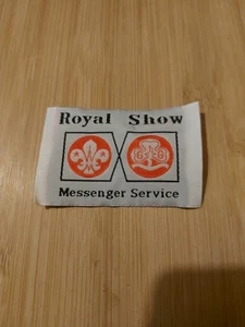 UK Scouting Royal Show Messenger Service Official Uniform Ribbon Badge RARE - Bild 1 von 1