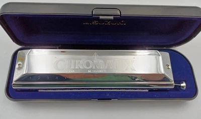 Suzuki SCX-64 Chromatic Harmonica Key Of C 16-Hole 64-Note Sirius Series Japan - Image 1 of 4