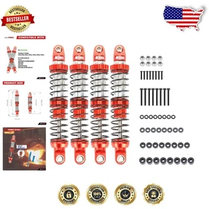 Amortiguadores RC ajustables 80 mm - Mecanizados con precisión para modelos de orugas 1/10 - Imagen 1 de 11