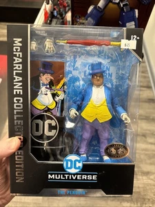 DC Multiverse Mcfarlane Toys Collector Edition The Penguin 7" Platinum Figure - Picture 1 of 3