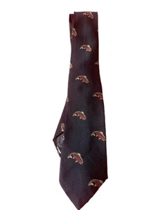 Pre Owned Men’s JPress Fishing Sportsman Tie Neck Tie Necktie Trout Salmon - Picture 1 of 5