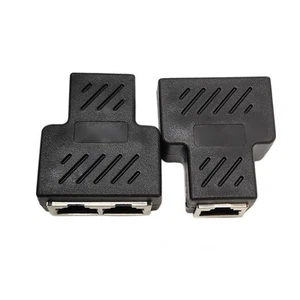 Compact Ethernet Splitter Adapter for Dual For RJ45 Connections at Home - Afbeelding 1 van 32