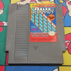 Jeopardy: Junior Edition (Nintendo NES) Authentic, Cleaned/Tested Game