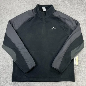 Nike Trail Polartec 1/4 Zip Fleece Running Jacket FV9962-010 Black Men’s Size M - Picture 1 of 3