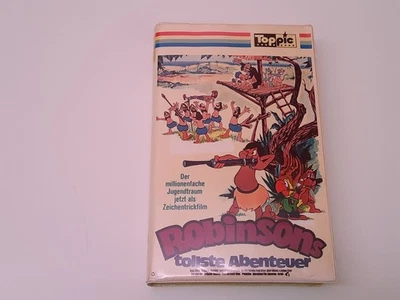 Robinsons tollste Abenteuer 1974 VHS German PAL Toppic Video Großbox - Bild 1 von 4