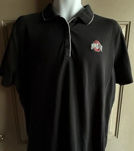 Cutter & Buck OHIO STATE UNIVERSITY OSU Golf Polo MENS SIZE 3XL Black - Picture 1 of 16