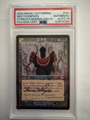 Patriarch's Bidding Onslaught Foil Signed by Artist - Image 1 of 2