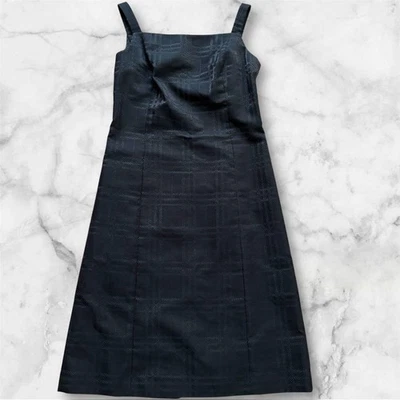 Burberry London Shadow Check Dress Nurak Size 40 From Japan - Image 1 of 4
