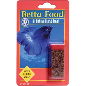 San Francisco Bay Brand Betta Food Freeze Dried Bloodworms Freshwater Fish 1gm - Picture 1 of 3