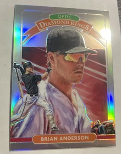 2020 Donruss Optic Baseball SILVER HOLO PRIZM Diamond Kings BRIAN ANDERSON #6