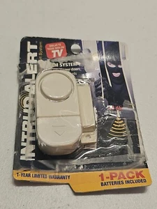 INTRUD ALERT - Battery Door Alarm System Window Cabinet House Security New #217 - Picture 1 of 2