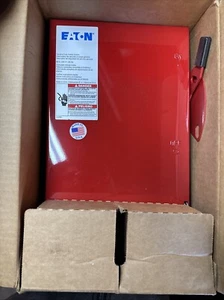 NEW EATON DG322NGBLORED  60 AMP 240 Volt, 3 POLE 4 WIRE  FUSIBLE DISCONNECT  - Picture 1 of 2