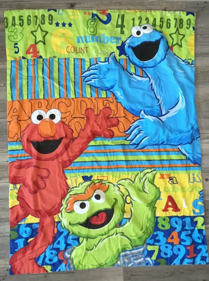 Sesame Street ABC 123 Toddler Bedding Comforter - Image 1 of 4