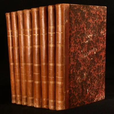 c1900 8vols Oeuvres Choisies de Chateaubriand New Edition Scarce French Language - Image 1 of 4