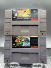Super Mario World 2: Yoshi's Island & Earthworm Jim 2 for Super Nintendo (SNES)