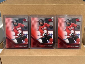 Sarah Fillier 3 Card Lot 2022-23 Team Canada Juniors Women’s /549