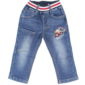 Jungen Kinderjeans Jeans Hose mit Fleece Gummibund Thermojeans Winterhose Bagger - Bild 1 von 5