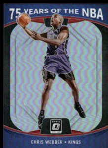2021-22 Panini Prizm #44 Chris Webber 75 Years of the NBA (Donruss Optic) - Picture 1 of 2